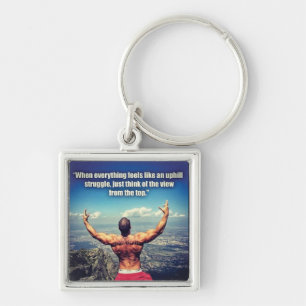Porte-clés Bodybuilding Fitness Gym Entraînement Motivation