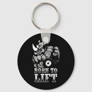 Porte-clés Bodybuilding Gym Fitness Training Muscle Rhino Gif
