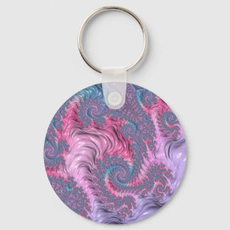 Porte-clés Boho coloré Hippie Trippy Super Pastel Fractal