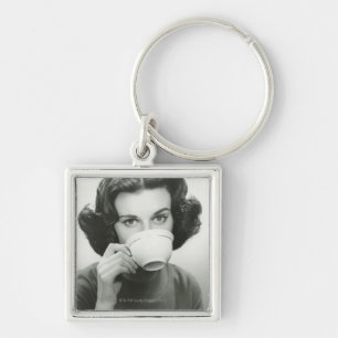 Porte-clés Boire de femme