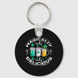 Porte-clés Boire de la bière magiquement délicieux St Patrick