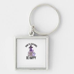 Porte-clés Boire Lire Livres Whimsigoth Halloween Design