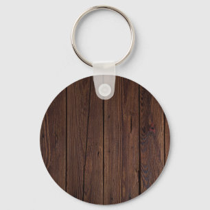 Porte-clés Bois Brown foncé rustique clôture en bois Style ch