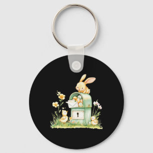 Porte-clés Boîte Aux Lettres Bunny Livrant Avec Oeufs