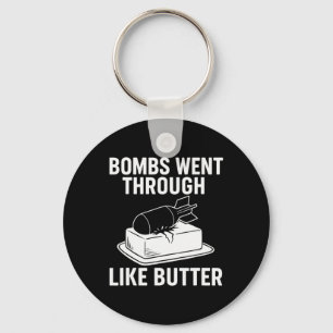 Porte-clés Bombs Like Butter – Citations politiques drôles de