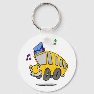 Porte-clés Bon bus scolaire