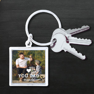 Porte-clés BON COEUR VOUS AIME PÈRE Noms de photos