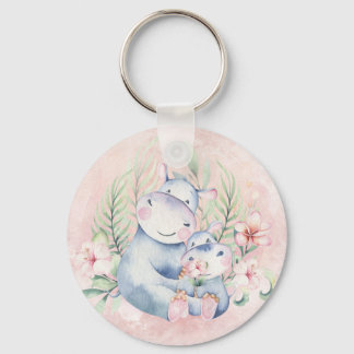 Porte-clés Bon Hippopotame