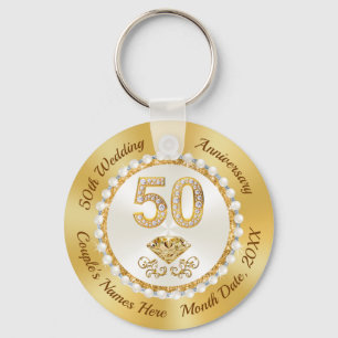 Porte-clés Bon marché, 60e anniversaire de Mariage Faveurs