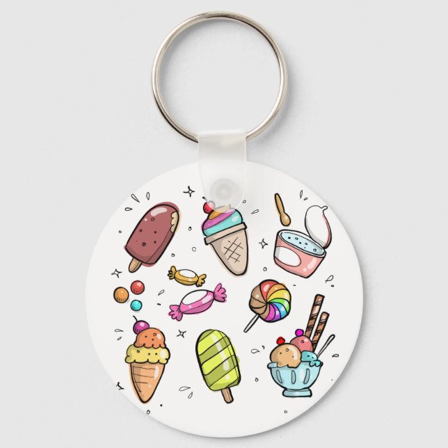 Porte-clés Bonbons (Recto)
