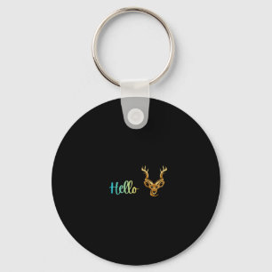 Porte-clés Bonjour Cerf