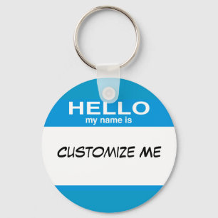 Porte-clés Bonjour Mon Nom Est ...