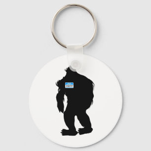 Porte-clés Bonjour, Mon Nom Est Sasquatch