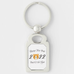 Porte-clés Bonne année 2022 Année du Tigre