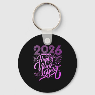 Porte-clés Bonne année 2026 Fireworks Party Premium