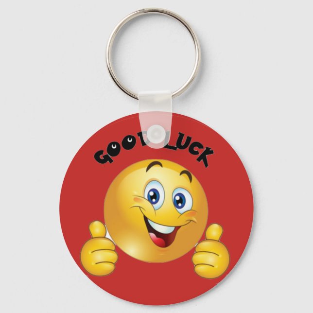 Porte-clés Bonne chance Emojis (Recto)