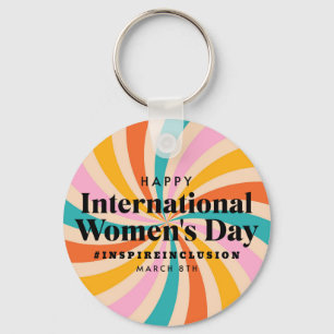 Porte-clés Bonne Journée internationale de la femme   Bouton 