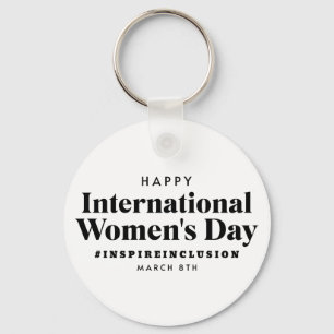 Porte-clés Bonne Journée internationale de la femme   Bouton 