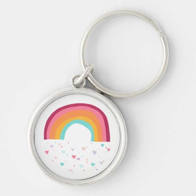 Porte-clés Bonne magie arc-en-ciel (Devant)