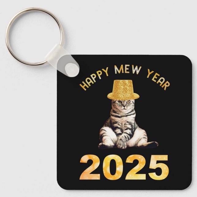 Porte-clés Bonne nouvelle année 2025 (Recto)