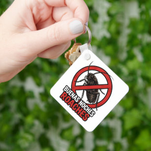 Porte-clés Bonne Nuit Cafards – Drôle Anti-Insecte Bilingue