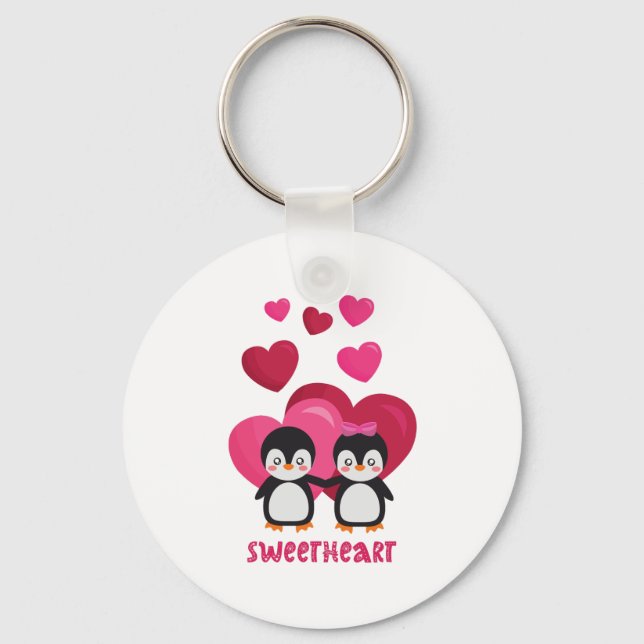 Porte-clés Bonne Saint Valentin 2023 Mon coeur doux (Recto)