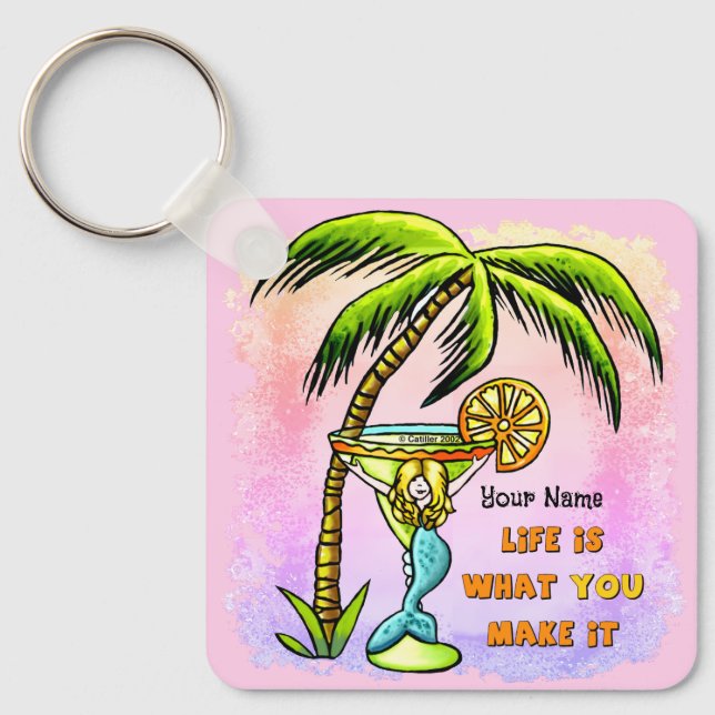 Porte-clés Bonne vie à Mermaid (Recto)