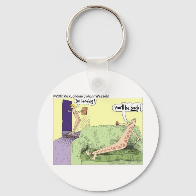 Porte-clés Boomerang Relagionships Funky Cartoon Cadeaux & Te (Recto)
