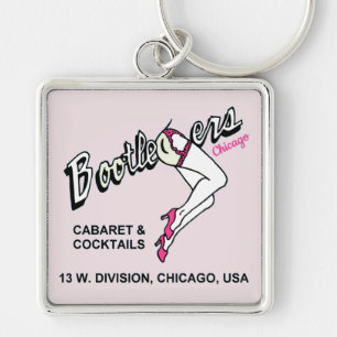 Porte-clés Bootleggers Cabaret et Cocktails, Chicago, IL