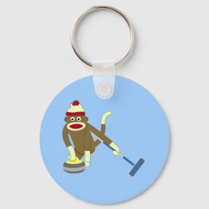 Porte-clés Bordage olympique de singe de chaussette