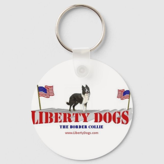 Porte-clés Bordure Collie (Recto)