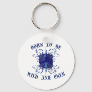 Porte-clés born to be wild and free