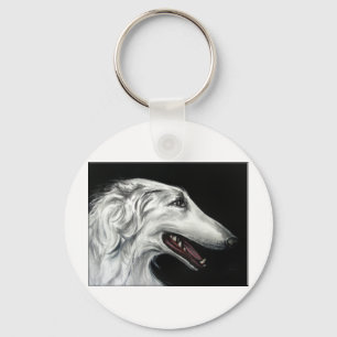 Porte-clés borzoi