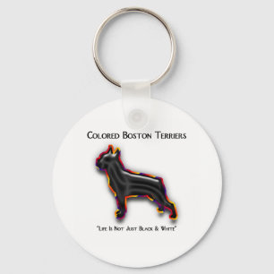 Porte-clés Boston coloré Terrier