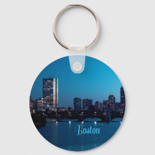 Porte-clés Boston Massachusetts City Skyline