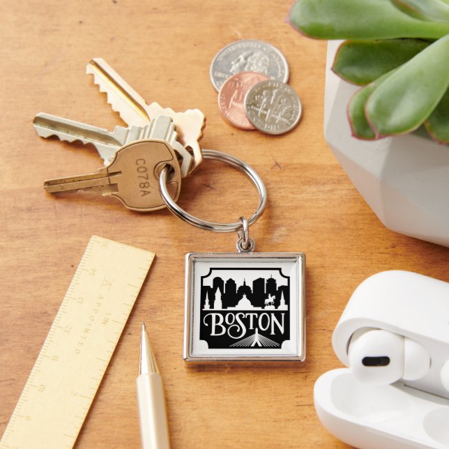Porte-clés Boston Skyline (Bureau)