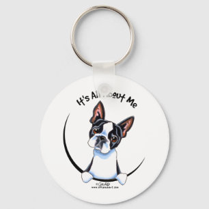 Porte-clés Boston Terrier C'Est Tout Pour Moi