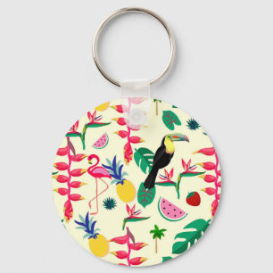 Porte-clés Botanical Birds and Fruit