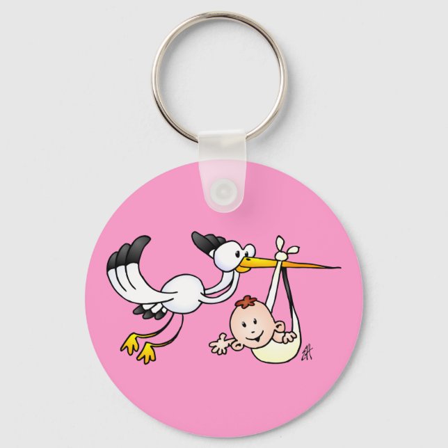 Porte-clés Bouche avec bébé (Recto)