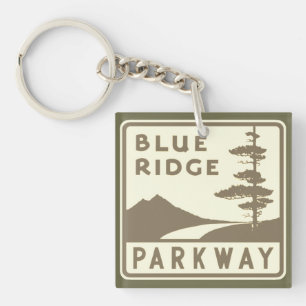 Porte-clés Bouclier Blue Ridge Parkway