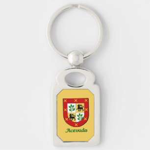 Porte-clés Bouclier de la famille Acevado