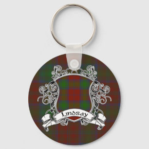 Porte-clés Bouclier de tartan de Lindsay