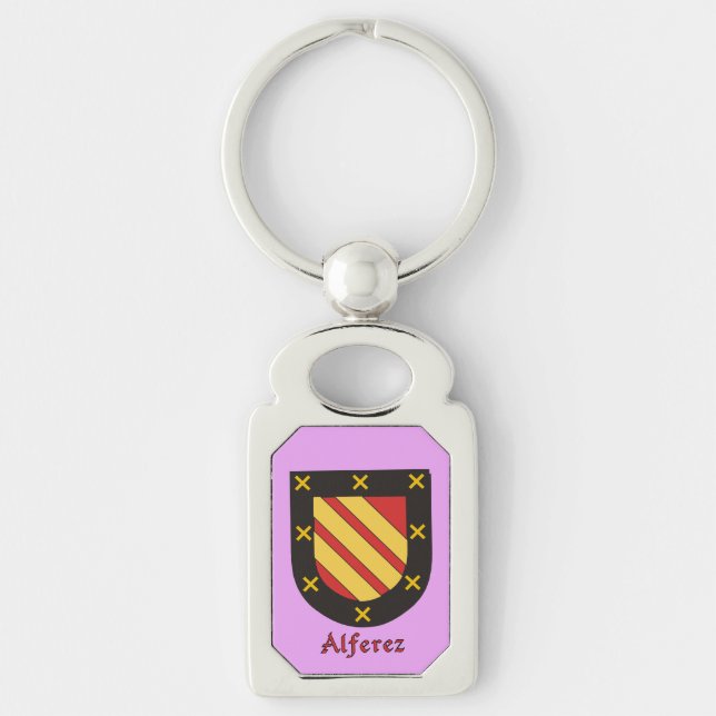 Porte-clés Bouclier historique d'Alferez (Devant)