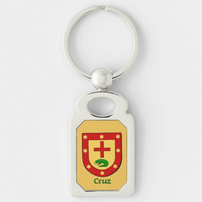 Porte-clés Bouclier historique de Cruz (Devant)
