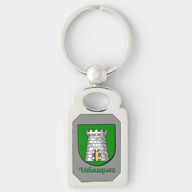Porte-clés Bouclier historique de Velasquez (Devant)