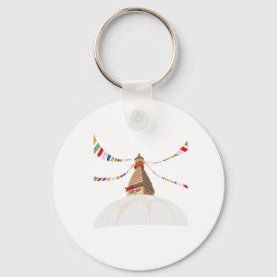 Porte-clés Bouddha Boudha Swoyambhu
