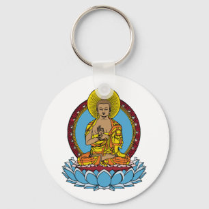 Porte-clés Bouddha Dharmachakra