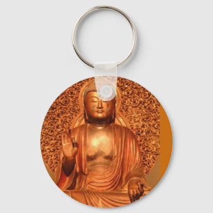 Porte-clés Bouddha d'or