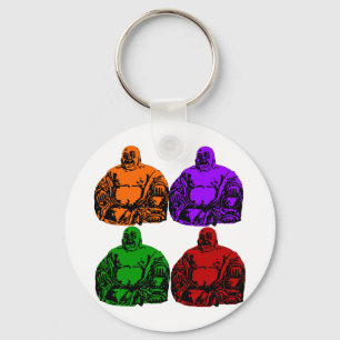 Porte-clés bouddha - pop art