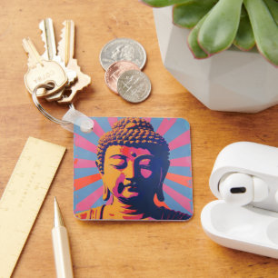 Porte-clés Bouddha Pop Art